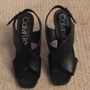 Black Calvin Klein Heels